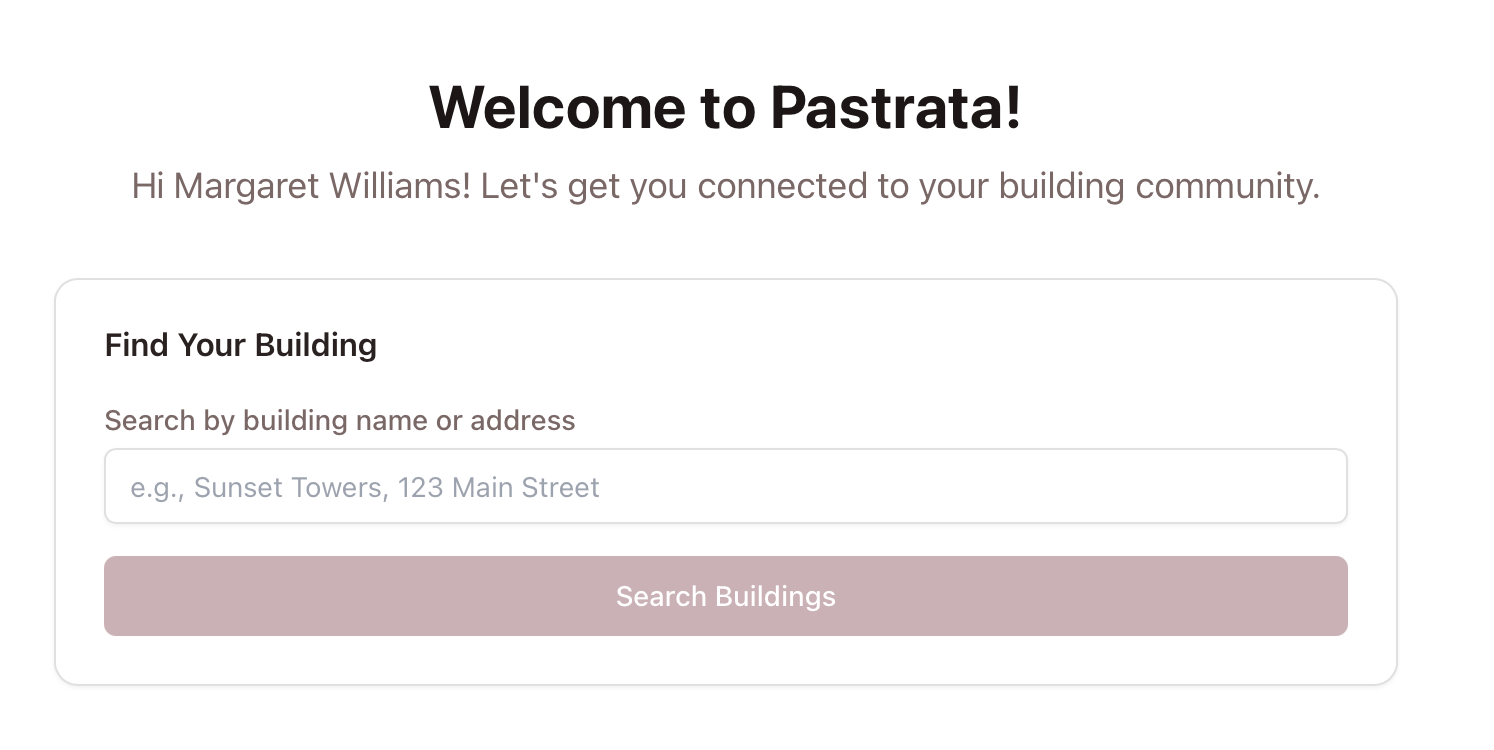 Building creation form